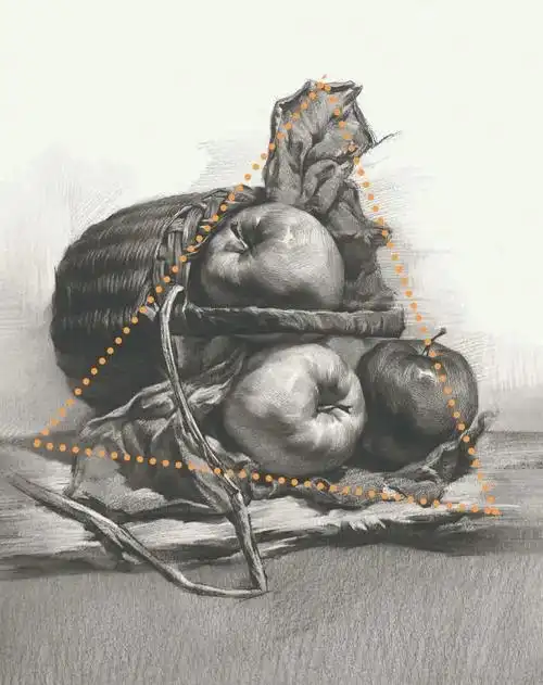 如何画好静物素描高分从构图开始