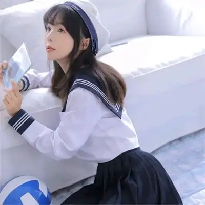 戴帽子的可爱学生妹头像小清新呆萌的女生头像学生装图片