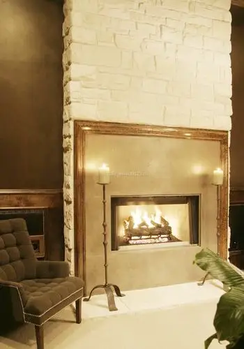 欧式简约风格壁炉装修效果图片