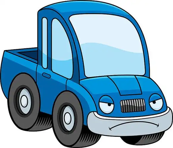 疯狂的卡通小卡车