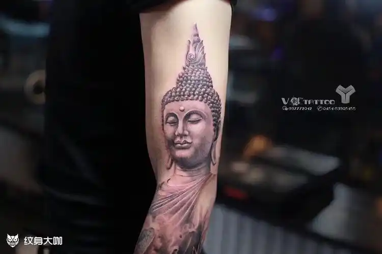 泰佛园_佛黑灰纹身图案大全 - 纹身大咖