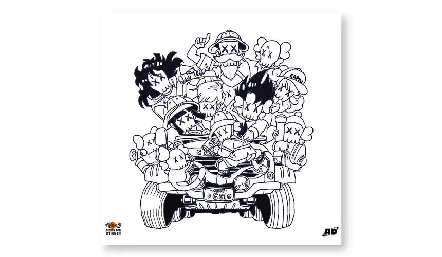 kaws xx dragon ball - 原创作品 - 站酷(zcool)