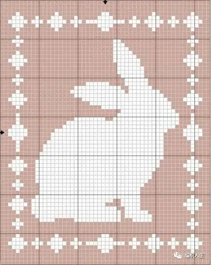 兔年织兔千姿百态的超可爱简单兔子图案儿童毛衣图解来咯