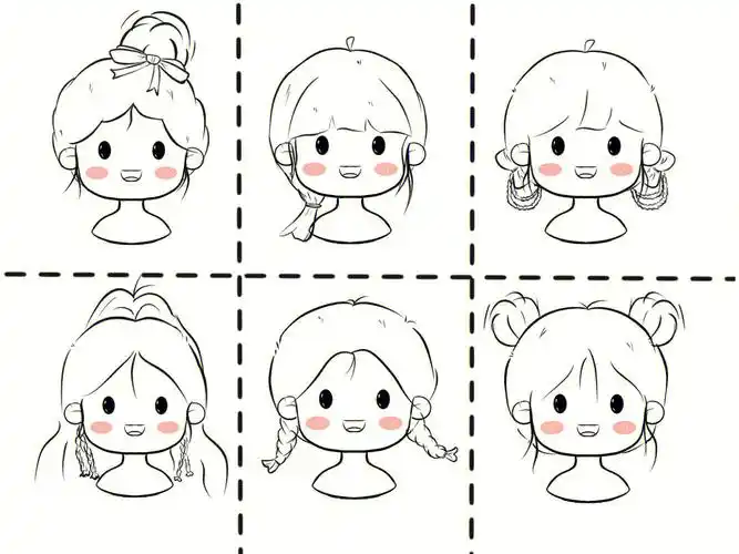 简笔小人第一弹零基础也能画的小头像