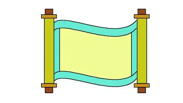 步骤竹简简笔画卷轴视频中国古代神话故事手抄报卷轴图片简笔画手抄报