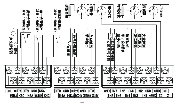 气体灭火接线说明