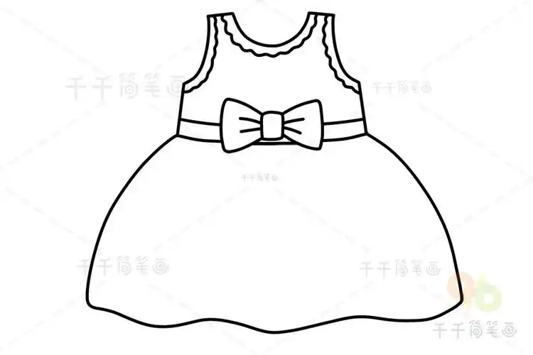 简单儿童衣服简笔画