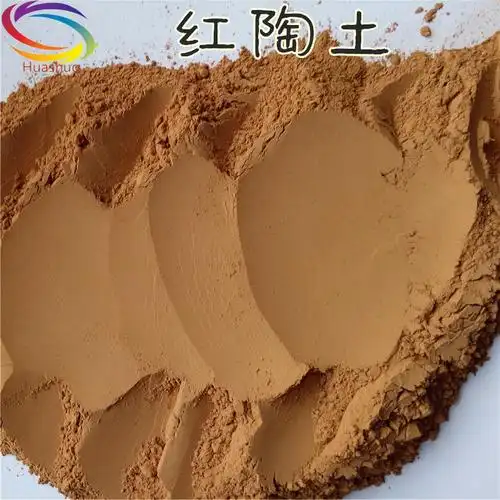 天然胶泥土红粘土 雕塑用红粘土 环保红粘土_灵寿县华硕矿产品加工厂