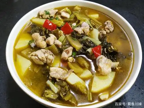 酸菜鸡非常的下饭