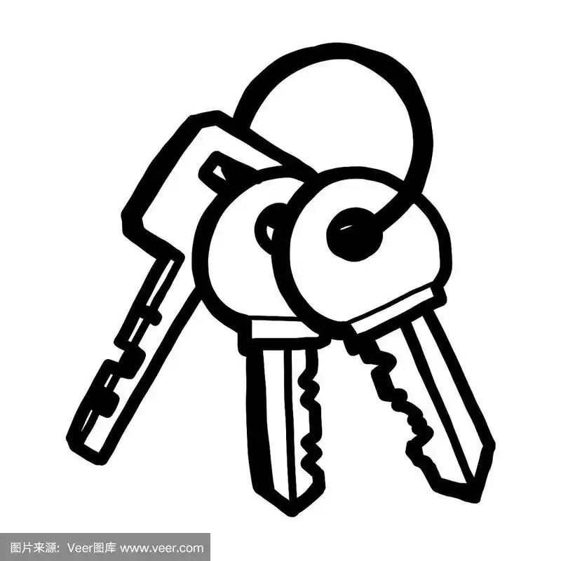 钥匙,艺术,无人,绘画插图,符号