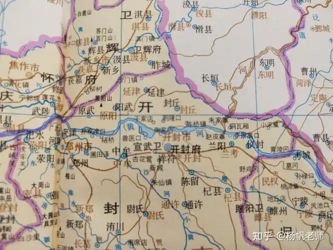 明代河南开封府明代初期,一方面对元代的行省边界进行了调整,一方面将
