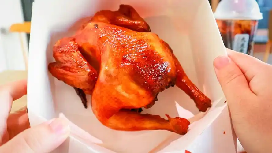 肯德基新品39元蜜汁全鸡,先蒸再炸,香气四溢