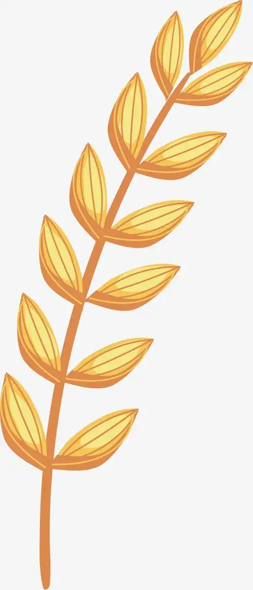 卡通稻穗矢量图下载