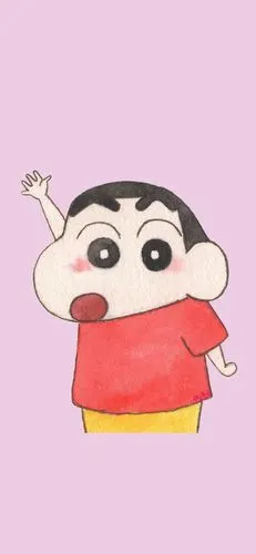 蜡笔小新卡通插画高清手机壁纸