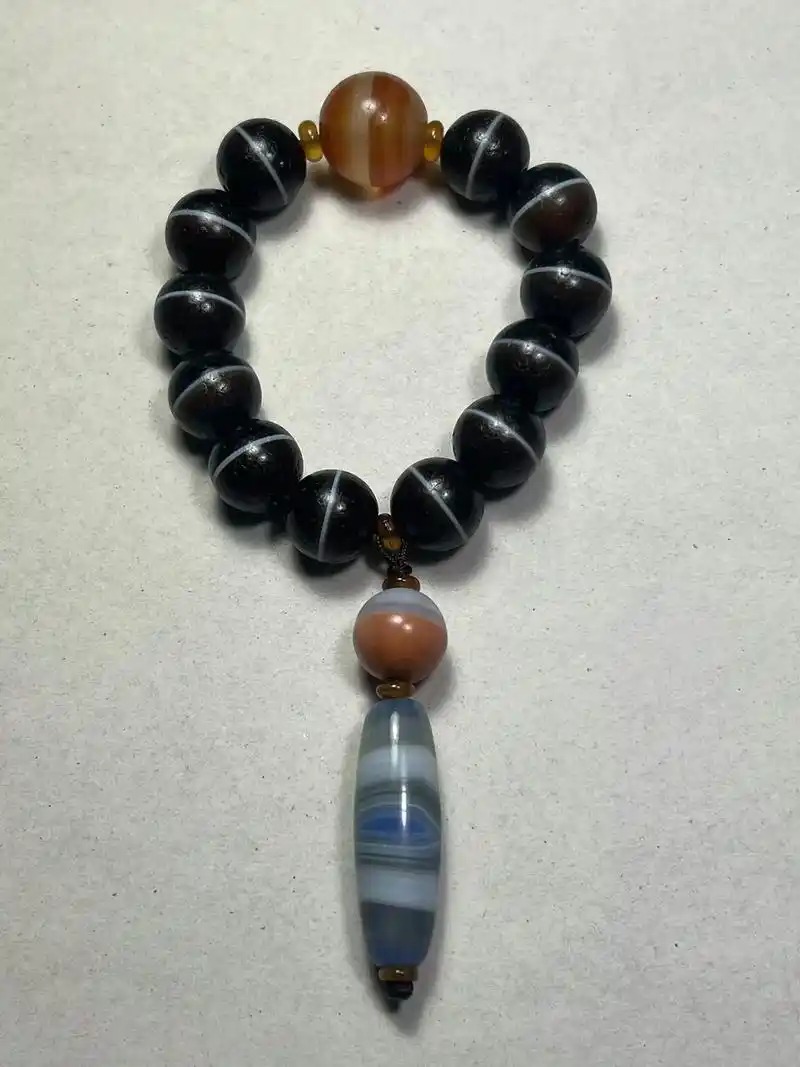 糖色千年一线药师珠子唐代一线药师珠