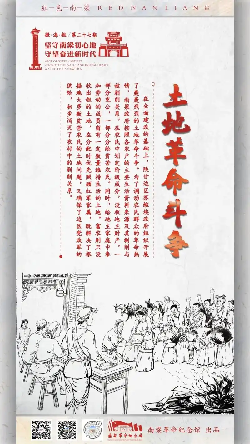 党史教育微海报丨土地革命斗争