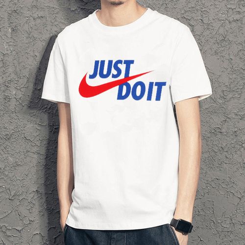 nike运动半袖休闲logo衣大白色耐克新款夏新款运动t恤