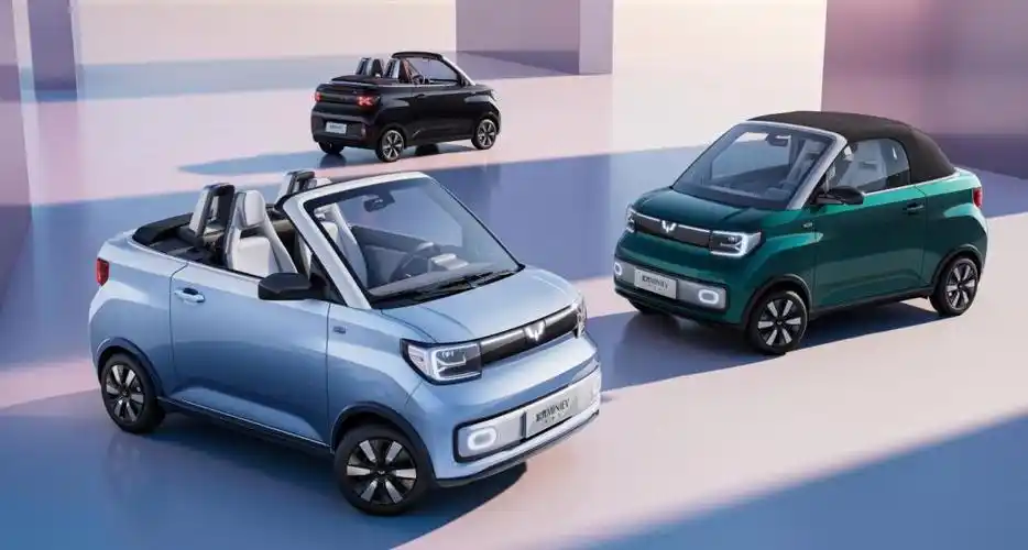 五菱宏光miniev敞篷版官图 9月1日开抢_新能源车_什么值得买