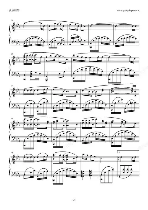 山楂树之恋,山楂树之恋钢琴谱,山楂树之恋-钢琴谱,山楂树之恋钢琴谱