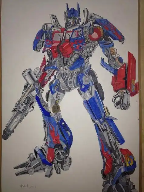 变形金刚的简笔画 变形金刚的简笔画怎么画