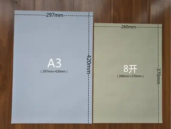8开纸是多大