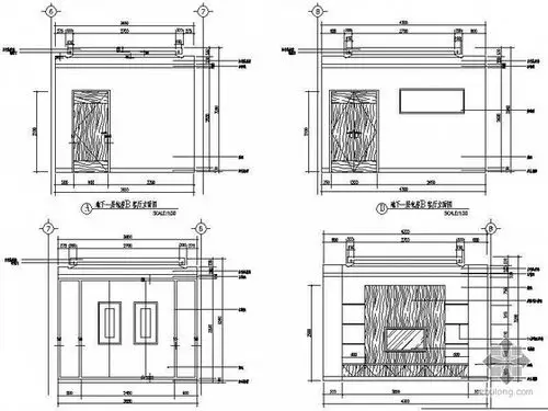 宾馆装修立面图