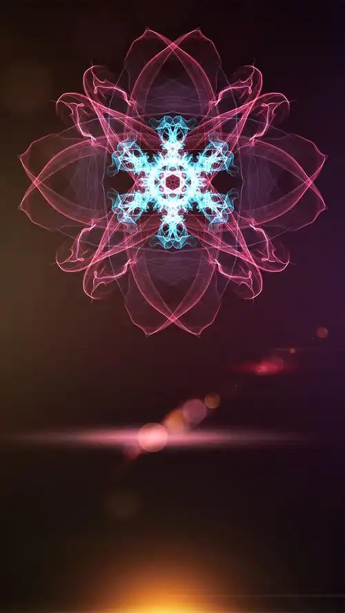 梦幻酷炫花卉h5背景