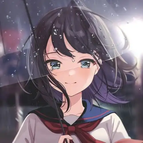 动漫头像 自截 女生头像 伤感女头 二次元壁纸