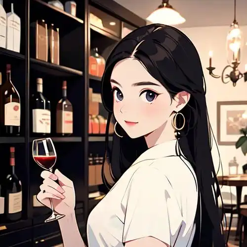 美女喝酒头像🍷