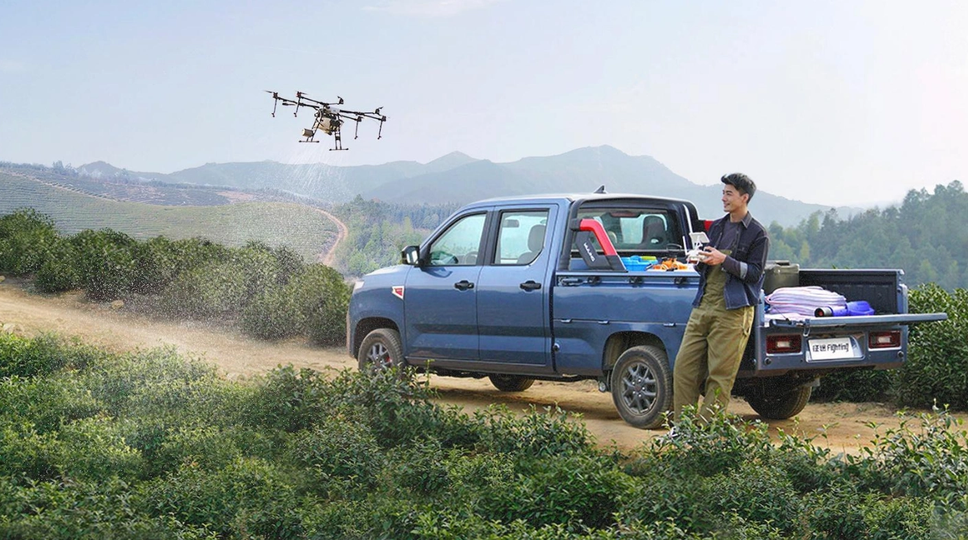 五菱征途皮卡可钓鱼可滑雪还可野外露营有望3月上市