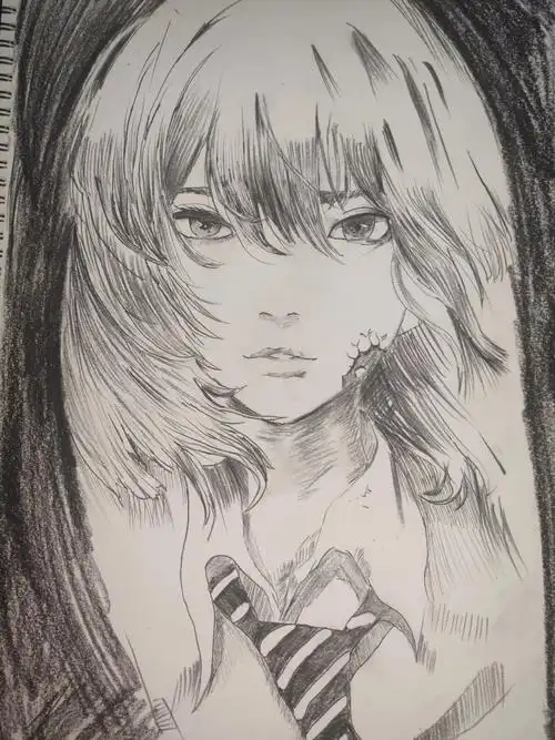 一个我也不知道叫啥的动漫人物手绘