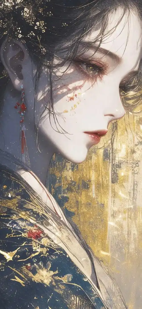 精致古风女生插画壁纸#壁纸