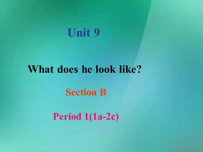 2013年七年级英语下册unit9whatdoeshelooklikesectionb1a