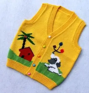 婴幼儿童毛衣背心图片】毛线手工编织婴幼儿童毛衣背心图片大全_q友网