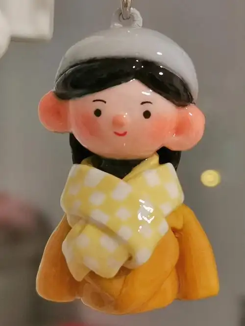 第一次做石塑粘土人