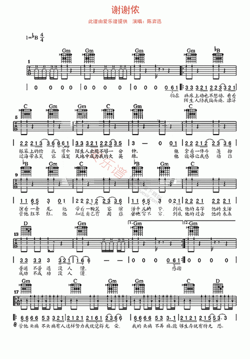 陈弈迅《谢谢侬》