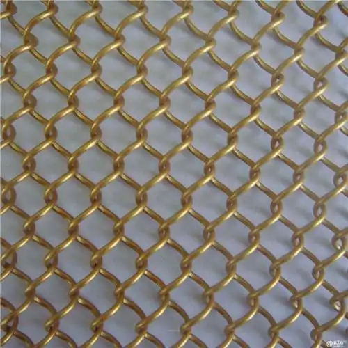 【屏风网 隔断屏风网钢丝网 金属编织装饰网现货金属网格】今日行情价