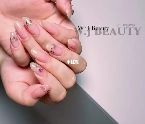 日式干花款美甲