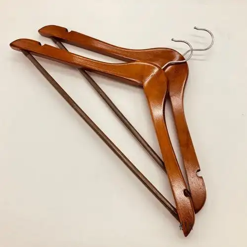 酒店衣架宾馆儿童木制衣撑木衣架衣服撑子批发木质衣挂实木优木欣