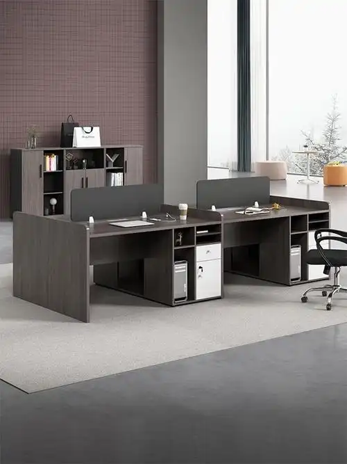 办公桌双人面对面2两人位财务桌主管经理职员办公室电脑桌椅组合