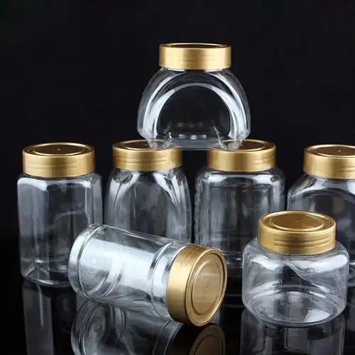 休闲食品干果糖果pet透明罐】价格_批发_厂家_参数_图片_塑料罐 - 搜