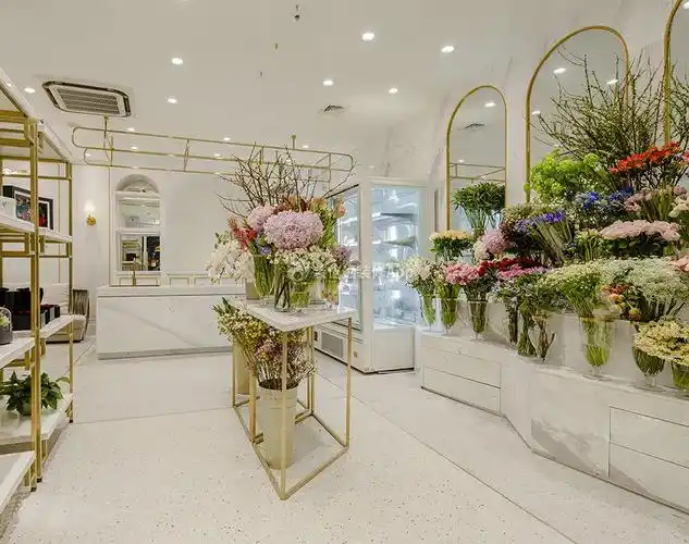 2022鲜花店店面空间装修设计图片
