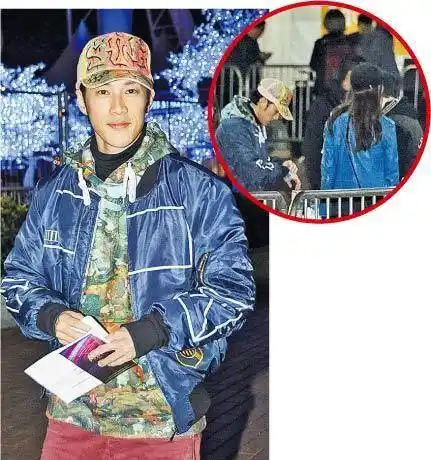 麦秋成与女伴看演出 不知前女友蔡思贝同场