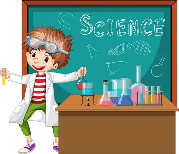 在实验室里使用科学工具的科学家图片