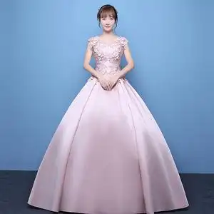 新款独唱演出服女蓬蓬裙长款新款声乐美声艺考礼服时尚主持人服装