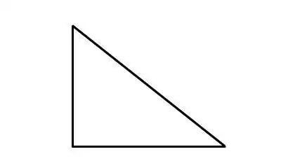 直角三角形图案简笔画6
