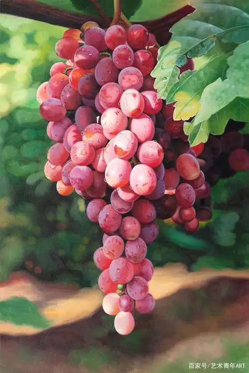 毕志勇《葡萄》90x60cm 布面油画 2010