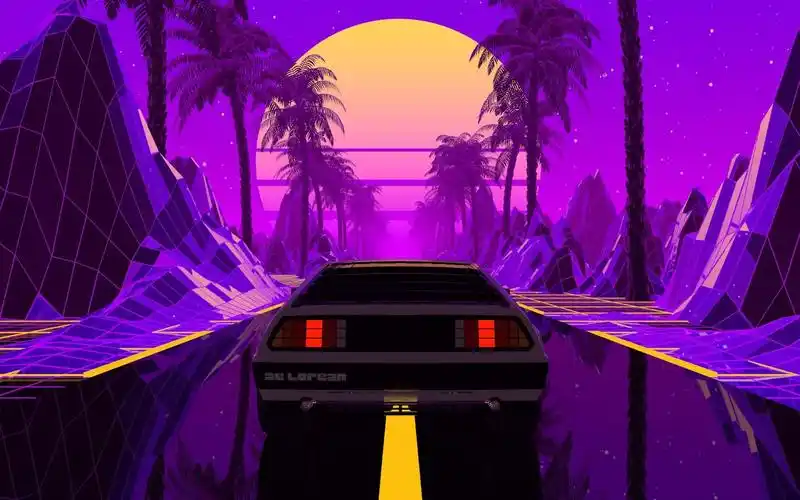 c4d学习两周 蒸汽波复古风