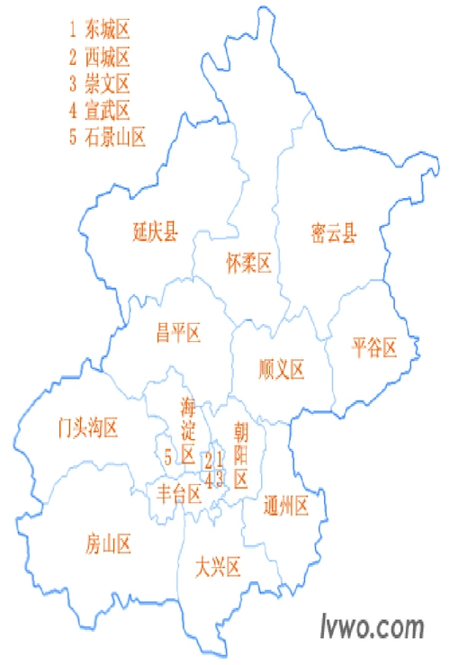 1.北京市地图