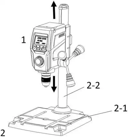 一种台钻电动升降装置的制作方法